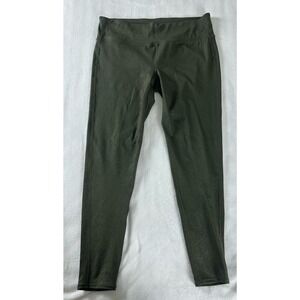 Athleta High Rise Serpent Chaturanga Tight Olive Green Size XL